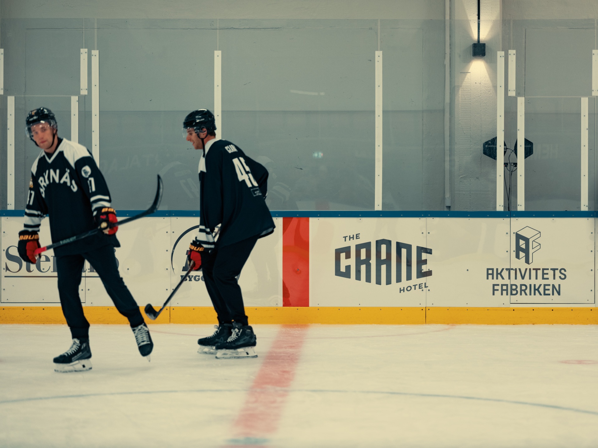Hockeyträning med Morgondagens Brynäsare